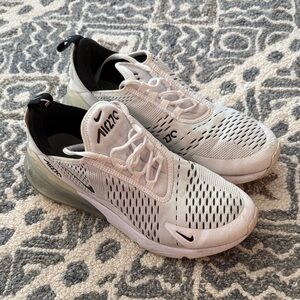 Nike Air Max 270 White and Black Sneakers